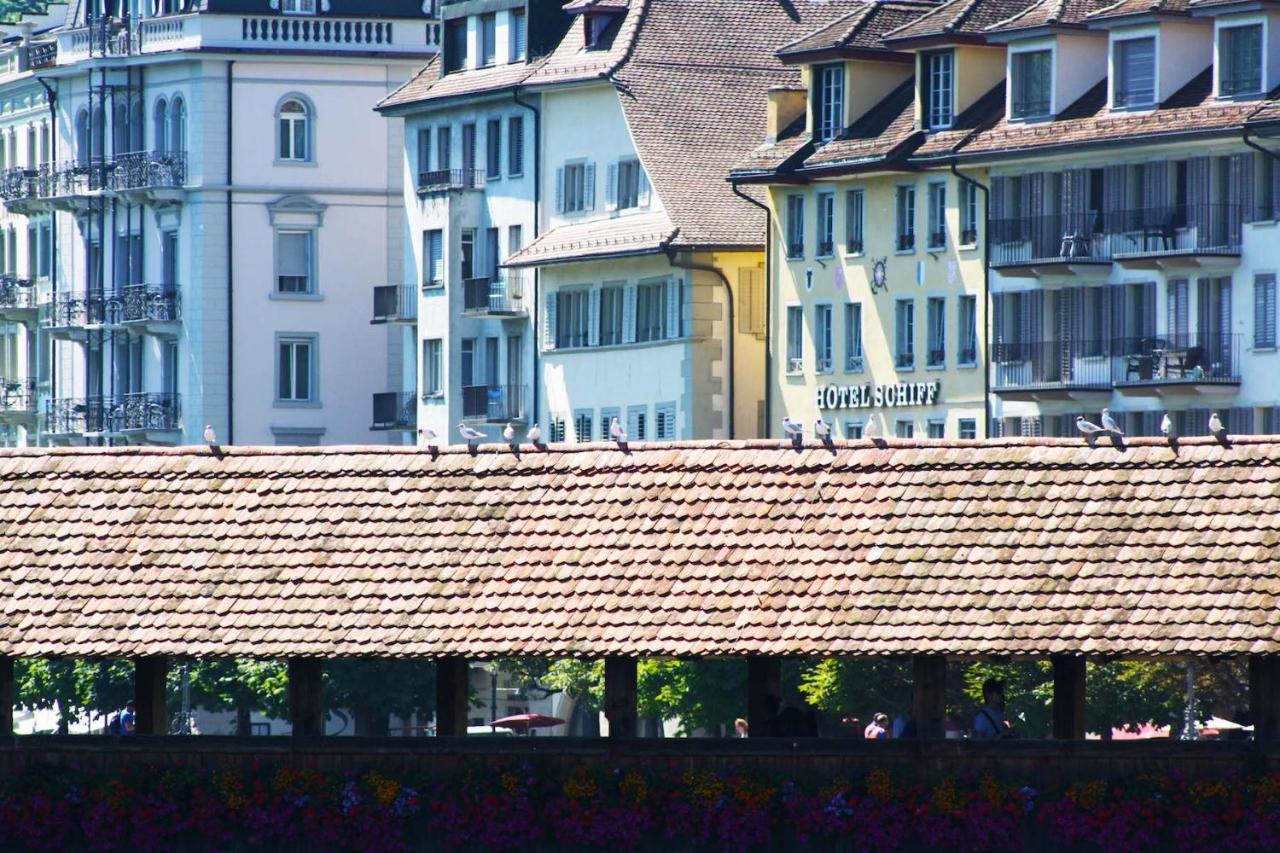 Hitrental Chapel Bridge Apartments Luzern Exterior foto
